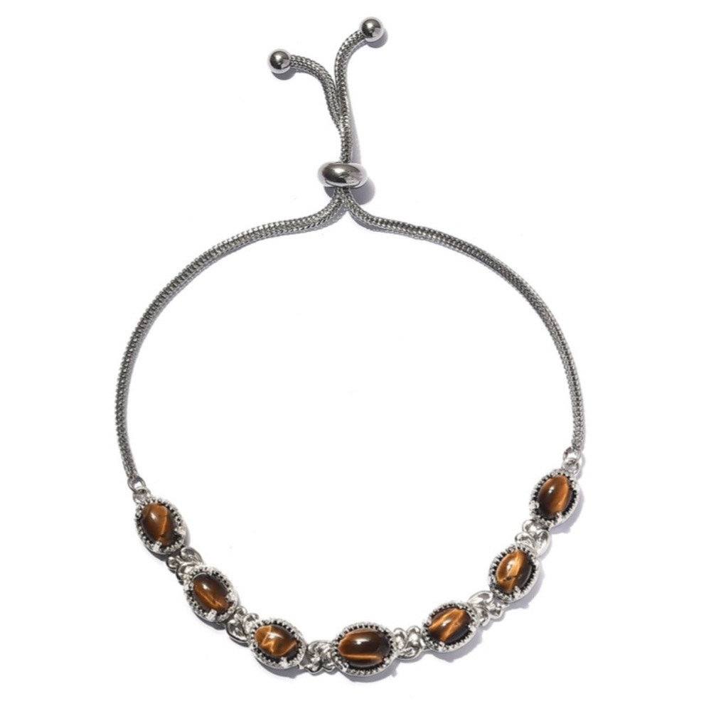 South African Tiger’s Eye Bolo Bracelet